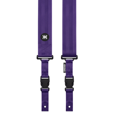 AMUMU® SNAPLOCK⢠Pro Purple Guitar Strap - Ultimate Security & Durability for Dynamic Performance SNPL-PRO-NY-PUR
